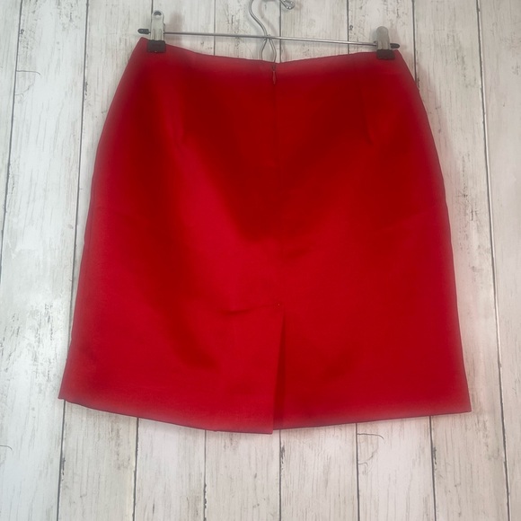 Hugo Buscati Collection Vintage Red A-Line Skirt 6 - Picture 2 of 5